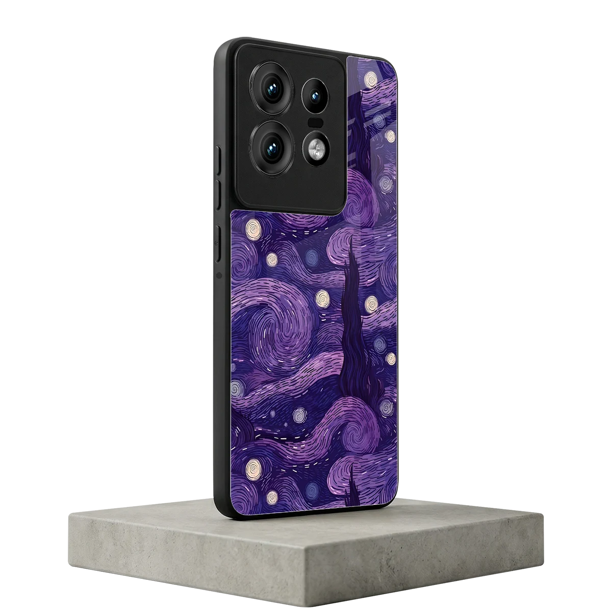 Nebula Galaxy motorola edge 50 pro mobile cover | shockproof glass phone case