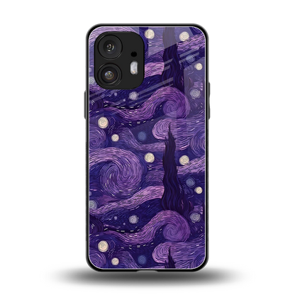 Nebula Galaxy back phone cover | glass case for nothing phone 2