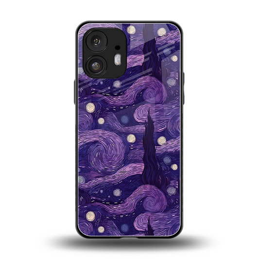 Nebula Galaxy back phone cover | glass case for nothing phone 2
