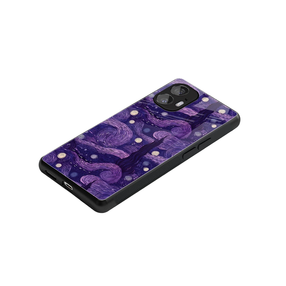Nebula Galaxy stylish phone case for nothing phone 2 | glossy glass and slim fit