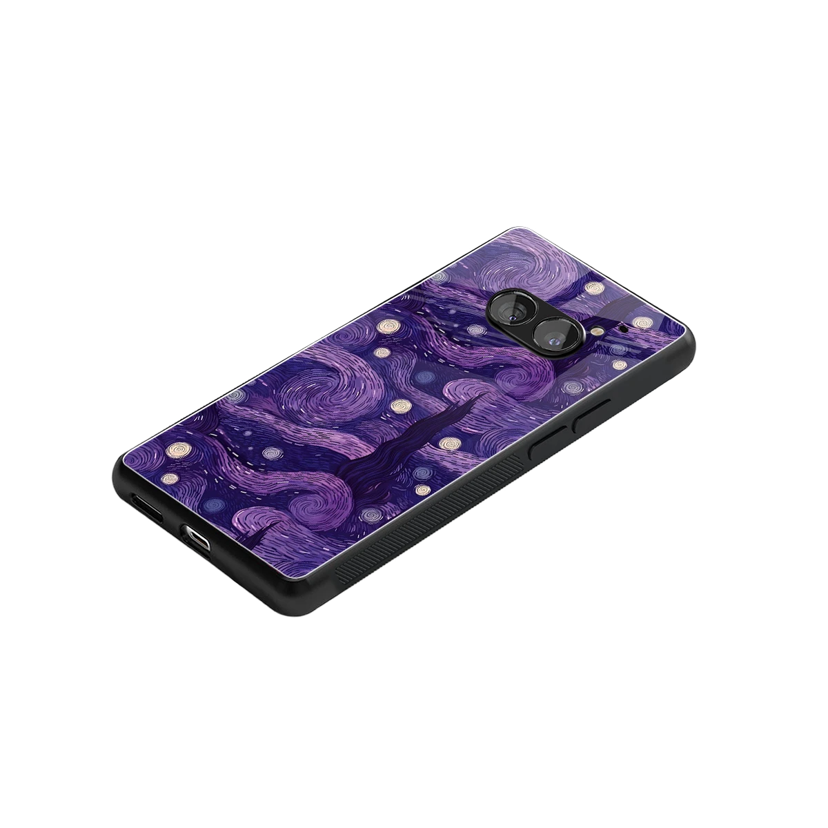 Nebula Galaxy stylish phone case for nothing phone 2a | glossy glass and slim fit