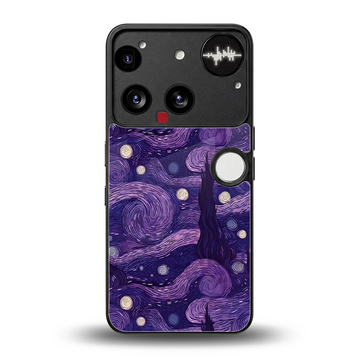 Nebula Galaxy back phone cover | glass case for nothing phone 3
