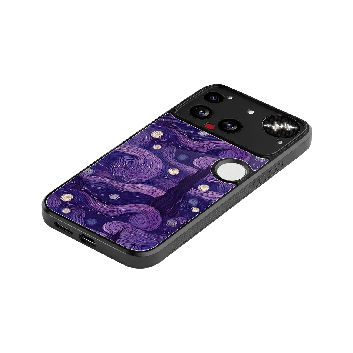 Nebula Galaxy stylish phone case for nothing phone 3 | glossy glass and slim fit