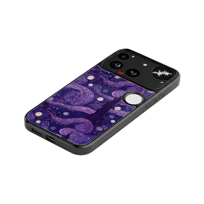 Nebula Galaxy stylish phone case for nothing phone 3 | glossy glass and slim fit