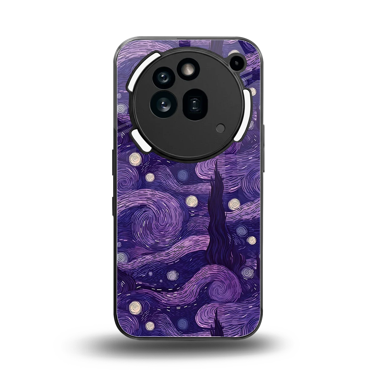 Nebula Galaxy back phone cover | glass case for nothing phone 3a pro