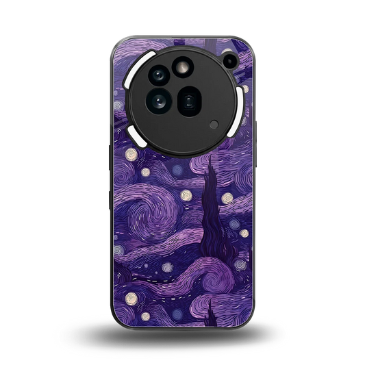 Nebula Galaxy back phone cover | glass case for nothing phone 3a pro