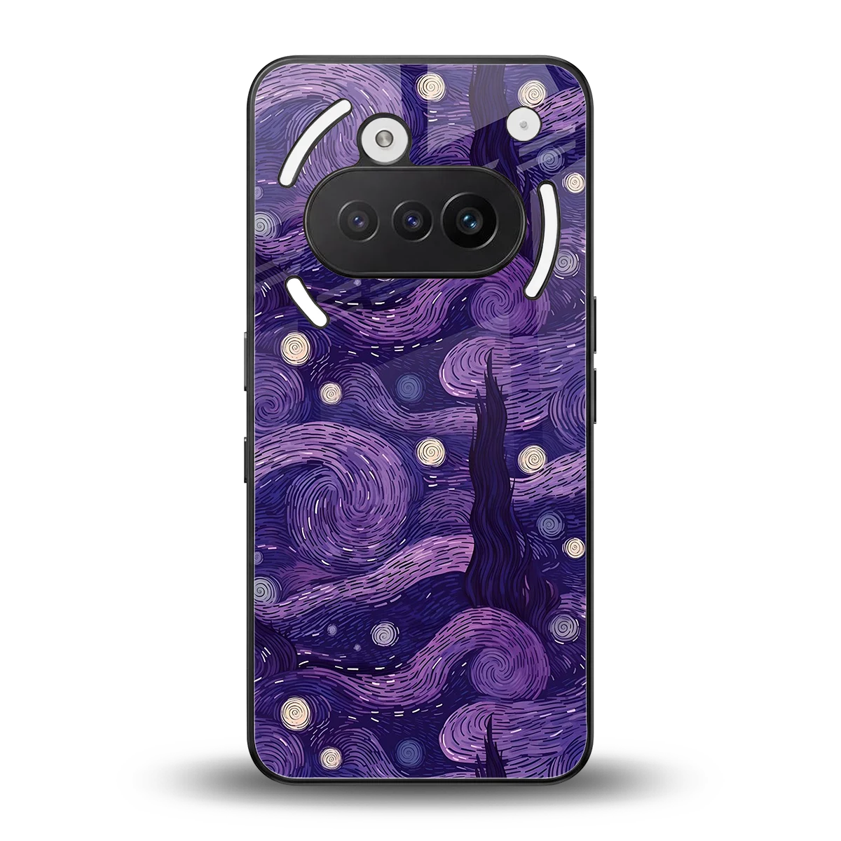 Nebula Galaxy back phone cover | glass case for nothing phone 3a