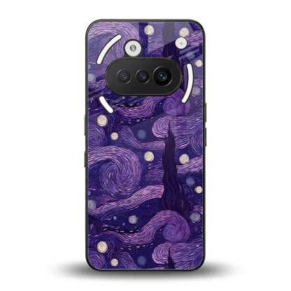 Nebula Galaxy back phone cover | glass case for nothing phone 3a