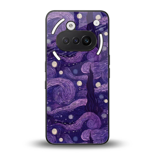 Nebula Galaxy back phone cover | glass case for nothing phone 3a