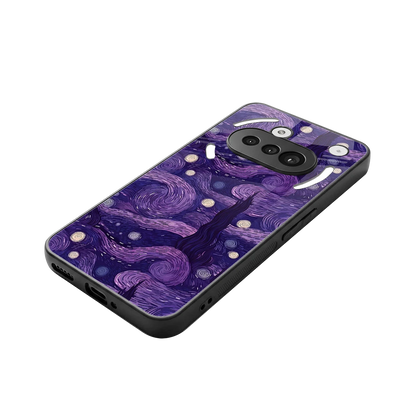 Nebula Galaxy stylish phone case for nothing phone 3a | glossy glass and slim fit