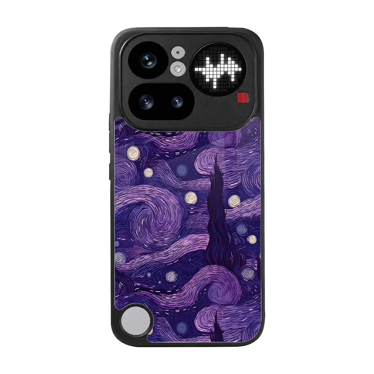 Nebula Galaxy back phone cover | glass case for nothing phone 4a pro