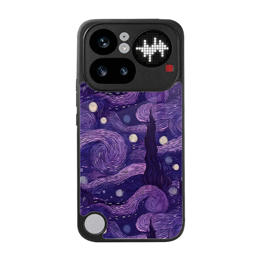 Nebula Galaxy back phone cover | glass case for nothing phone 4a pro