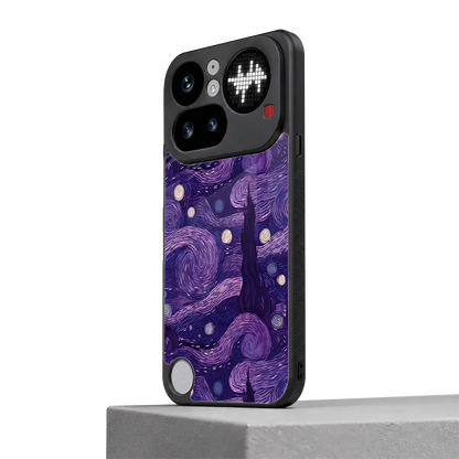 Nebula Galaxy nothing phone 4a pro mobile cover | shockproof glass phone case