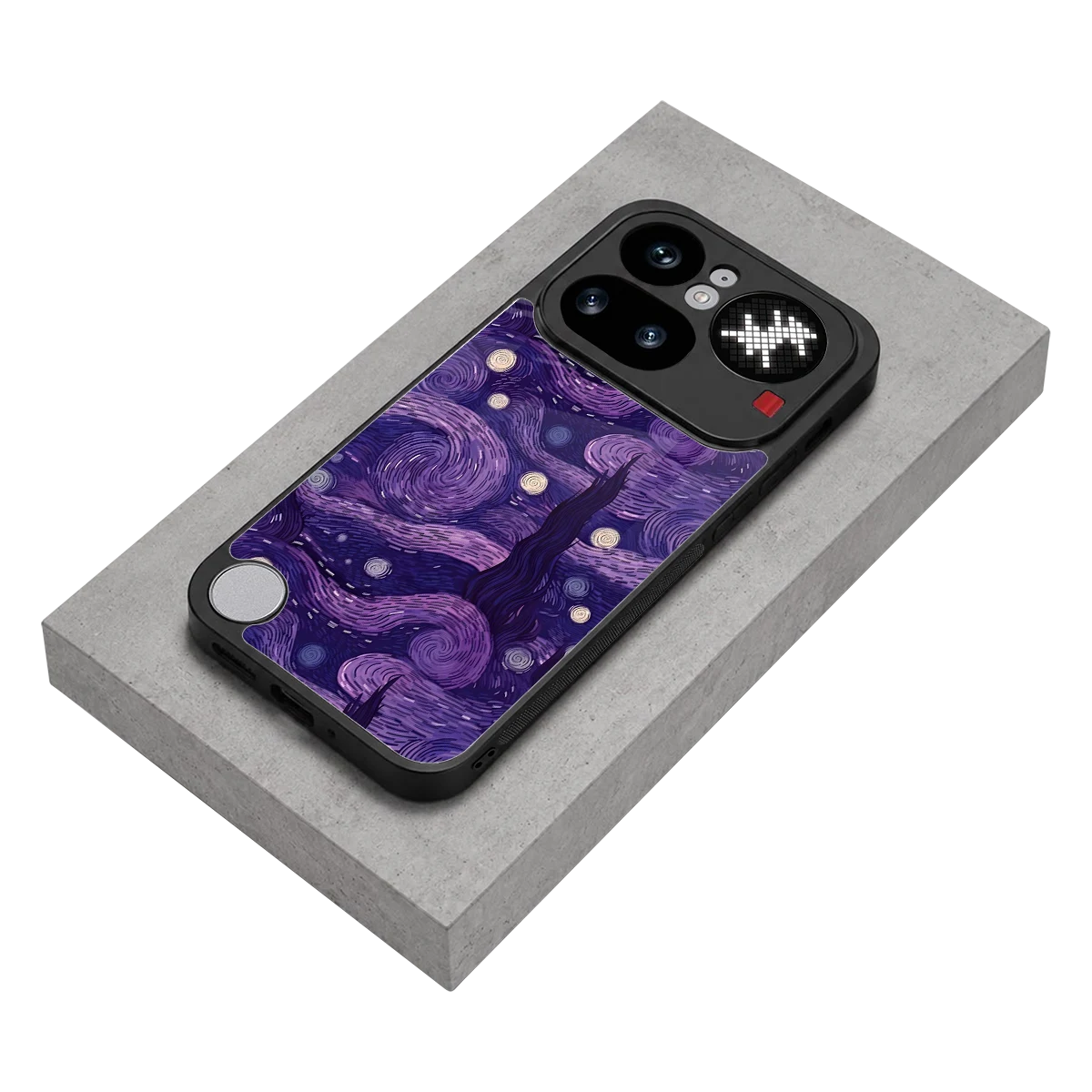 Nebula Galaxy stylish phone case for nothing phone 4a pro | glossy glass and slim fit