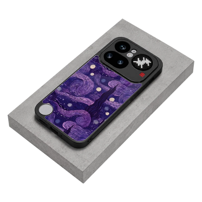 Nebula Galaxy stylish phone case for nothing phone 4a pro | glossy glass and slim fit
