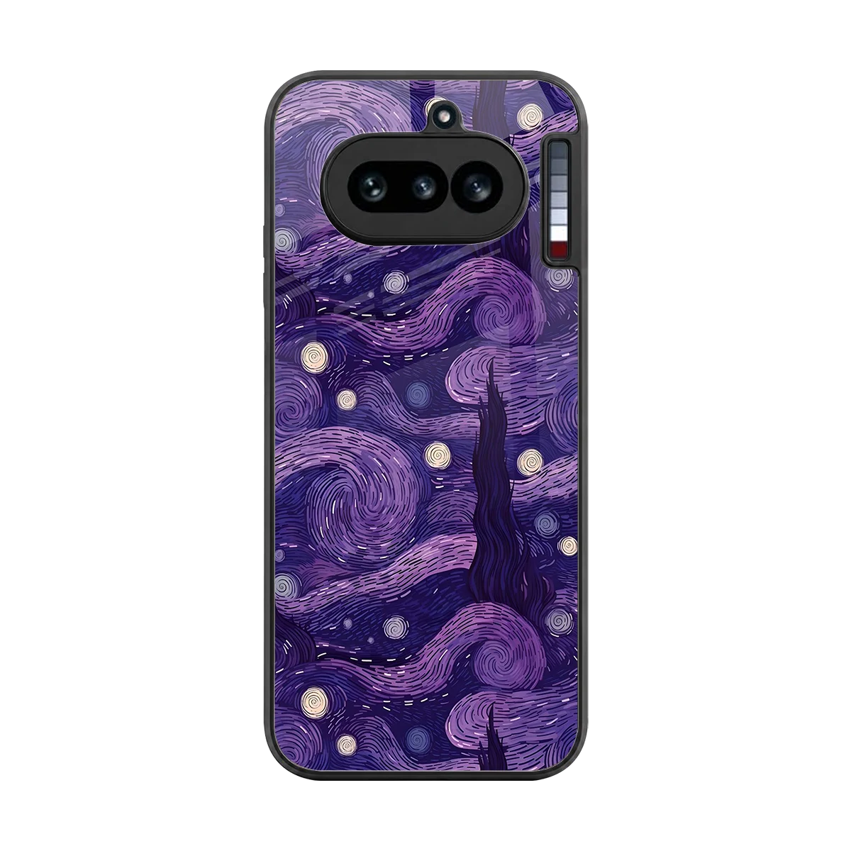 Nebula Galaxy back phone cover | glass case for nothing phone 4a