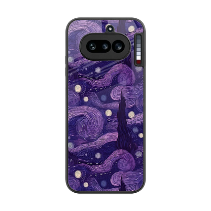 Nebula Galaxy back phone cover | glass case for nothing phone 4a