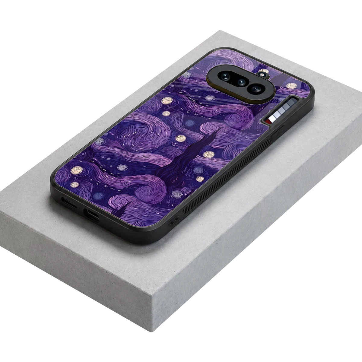 Nebula Galaxy stylish phone case for nothing phone 4a | glossy glass and slim fit