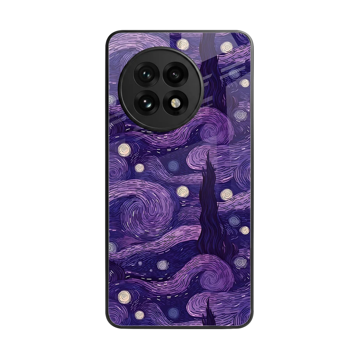 Nebula Galaxy back phone cover | glass case for oneplus 13r