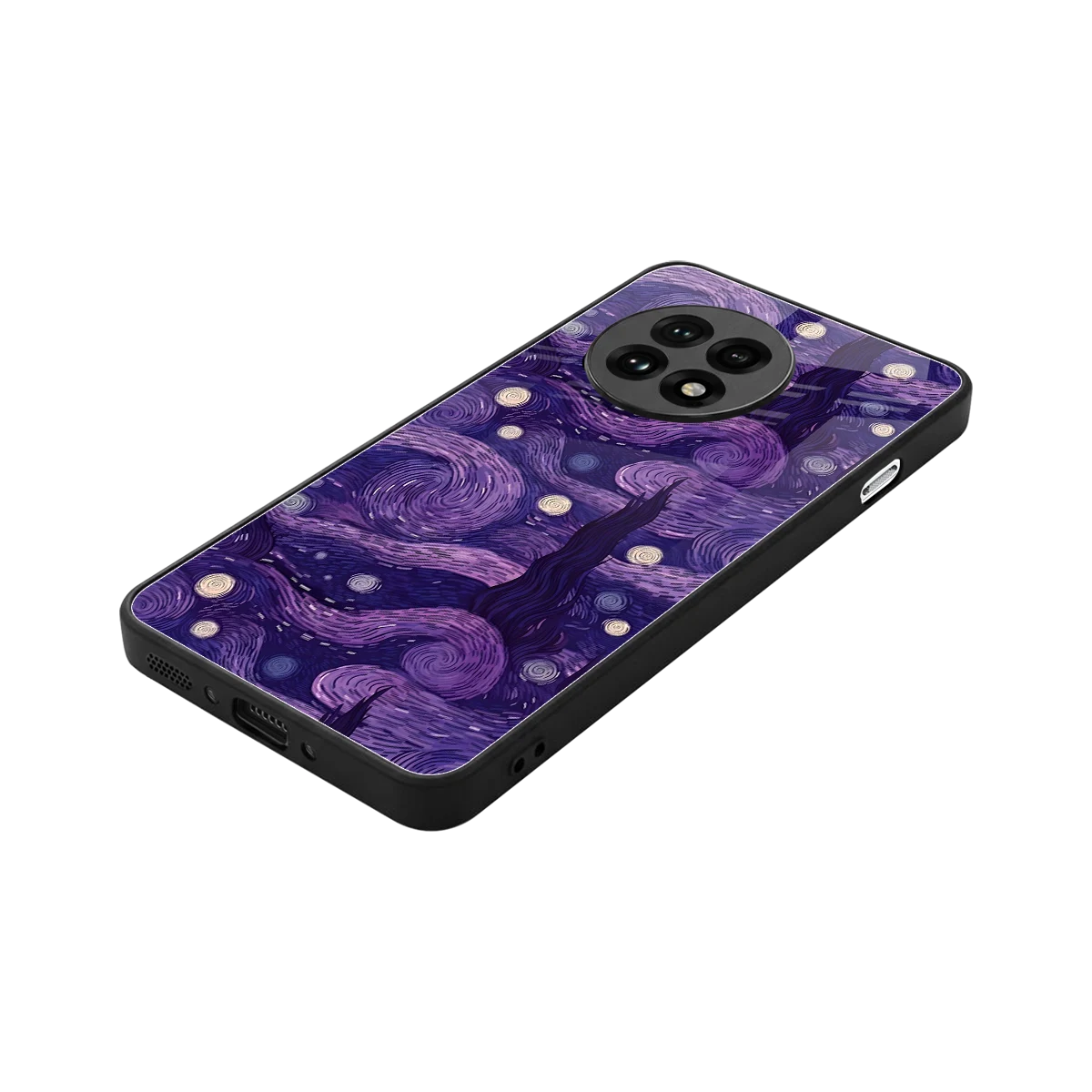 Nebula Galaxy stylish phone case for oneplus 13r | glossy glass and slim fit