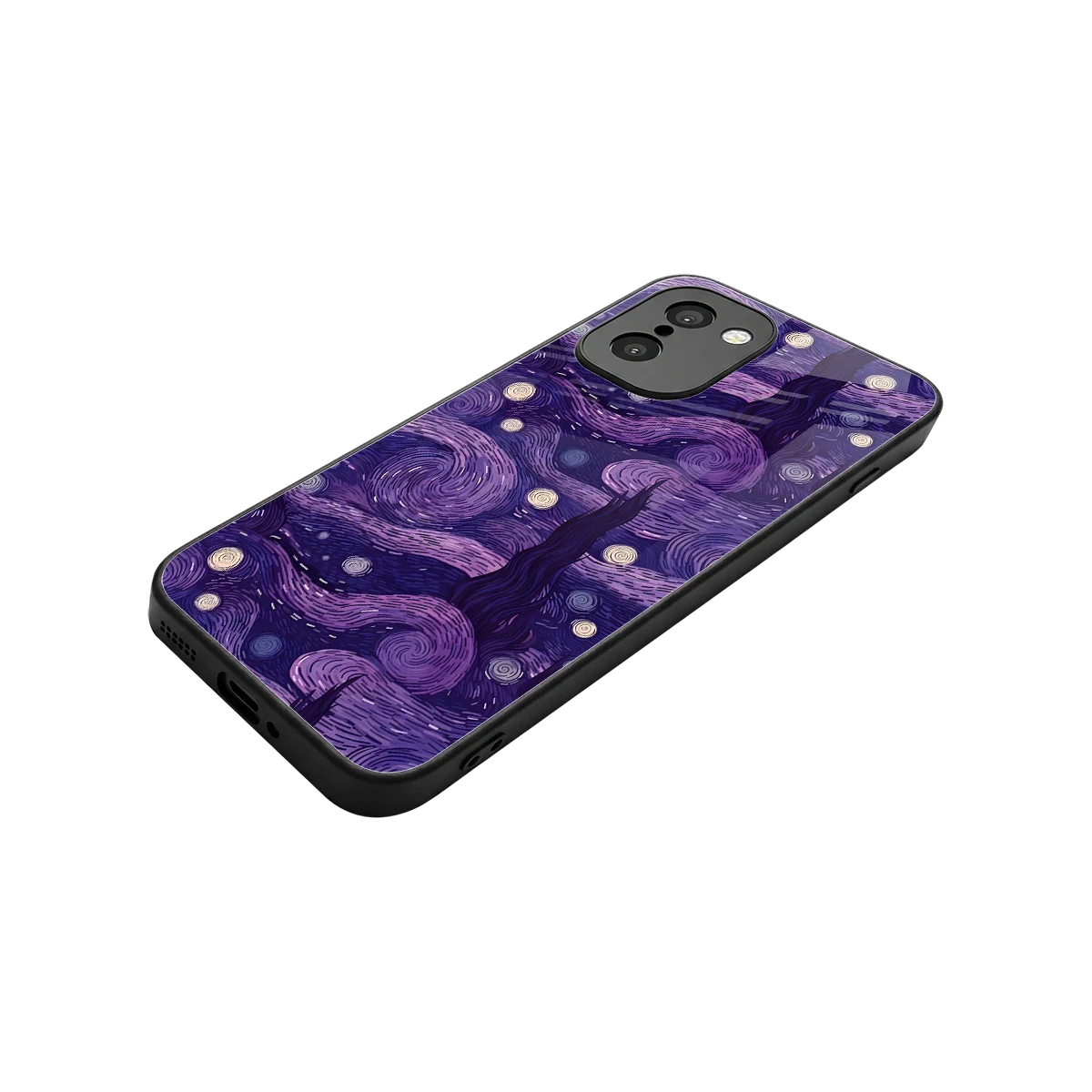 Nebula Galaxy stylish phone case for oneplus 15r | glossy glass and slim fit