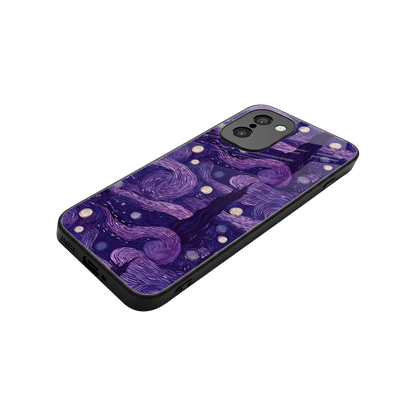 Nebula Galaxy stylish phone case for oneplus 15r | glossy glass and slim fit