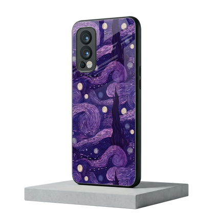 Nebula Galaxy oneplus nord 2 mobile cover | shockproof glass phone case