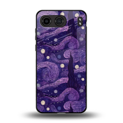 Nebula Galaxy back phone cover | glass case for oneplus nord 4