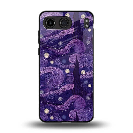 Nebula Galaxy back phone cover | glass case for oneplus nord 4