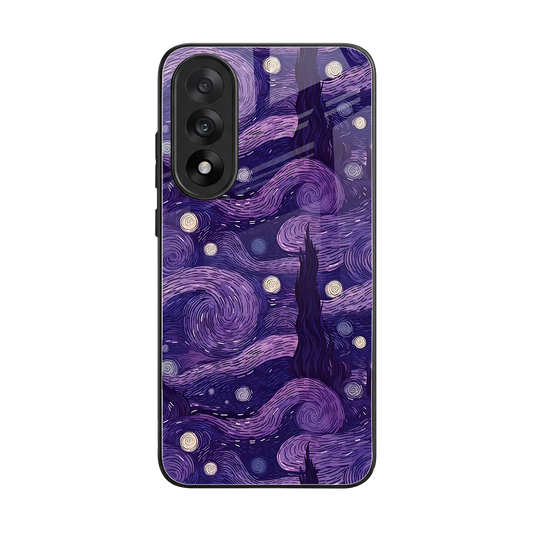 Nebula Galaxy back phone cover | glass case for oneplus nord 5