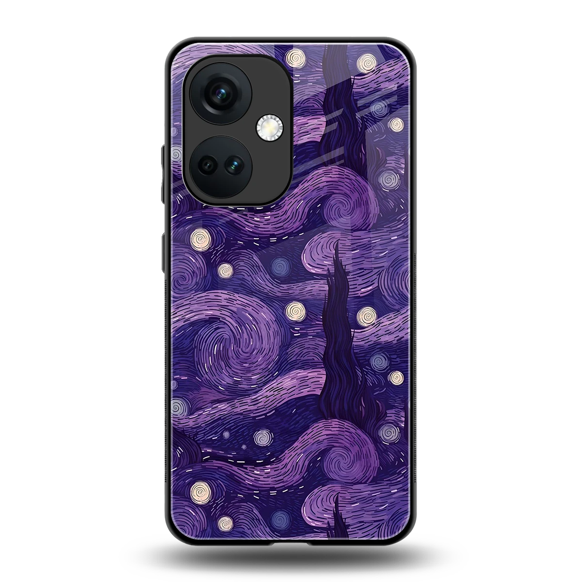 Nebula Galaxy back phone cover | glass case for oneplus nord ce 3