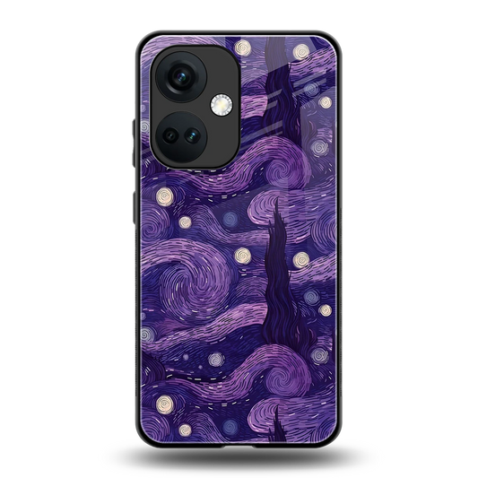 Nebula Galaxy back phone cover | glass case for oneplus nord ce 3