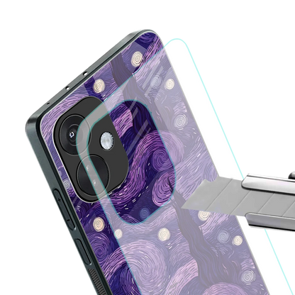 Nebula Galaxy stylish phone case for oneplus nord ce 3 | glossy glass and slim fit