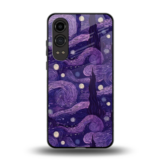 Nebula Galaxy back phone cover | glass case for oneplus nord ce 4 lite