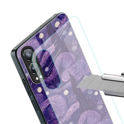Nebula Galaxy stylish phone case for oneplus nord ce 4 lite | glossy glass and slim fit