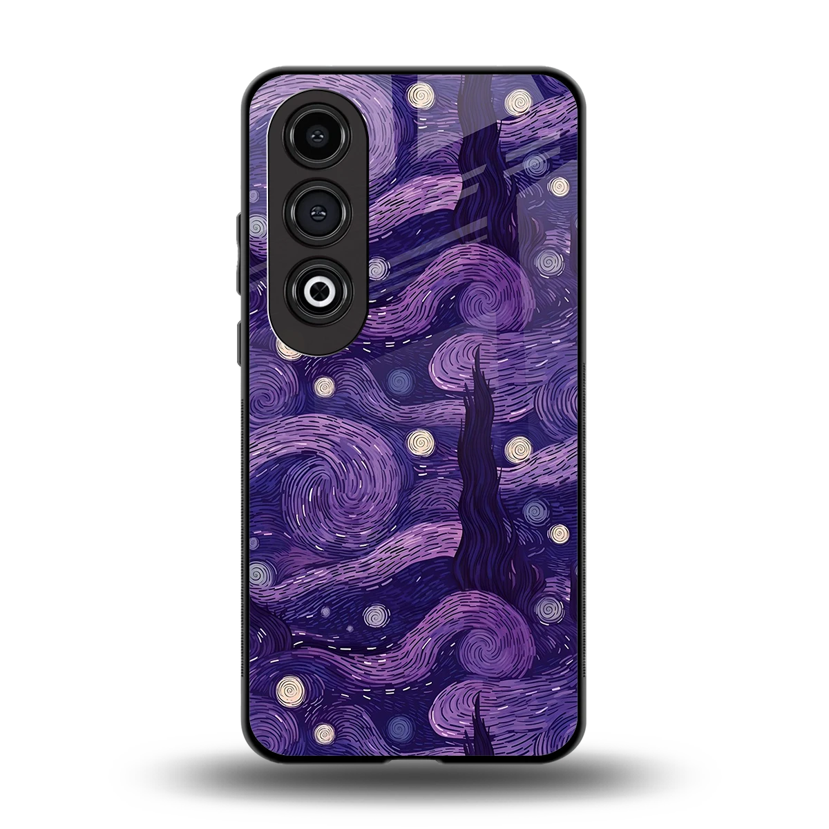 Nebula Galaxy back phone cover | glass case for oneplus nord ce 4