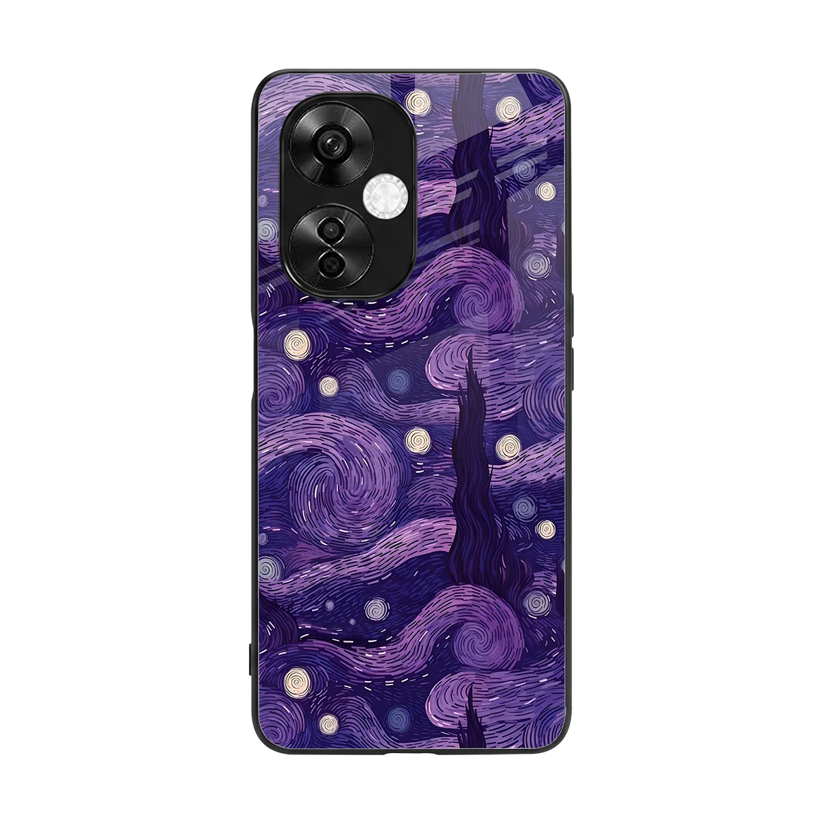 Nebula Galaxy back phone cover | glass case for oneplus nord ce 3 lite