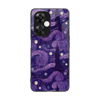 Nebula Galaxy back phone cover | glass case for oneplus nord ce 3 lite
