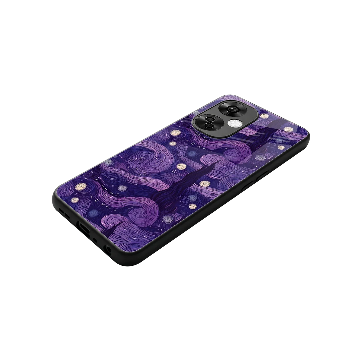 Nebula Galaxy stylish phone case for oneplus nord ce 3 lite | glossy glass and slim fit