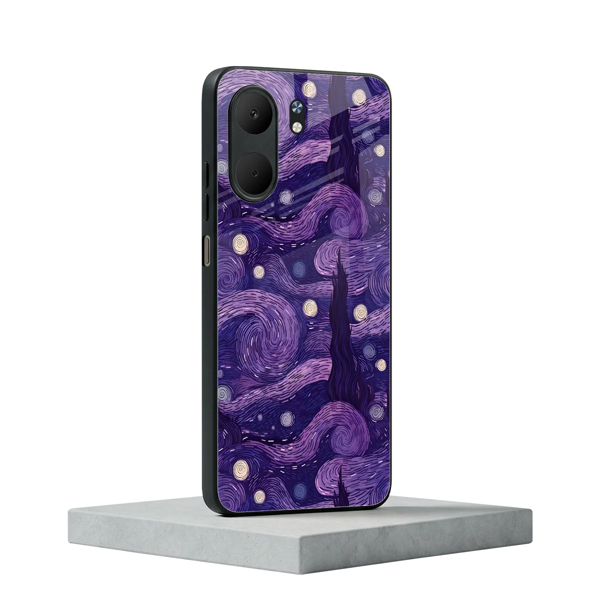 Nebula Galaxy oppo a5x 5g mobile cover | shockproof glass phone case