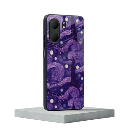 Nebula Galaxy oppo a5x 5g mobile cover | shockproof glass phone case