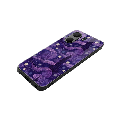 Nebula Galaxy stylish phone case for oppo a5x 5g | glossy glass and slim fit