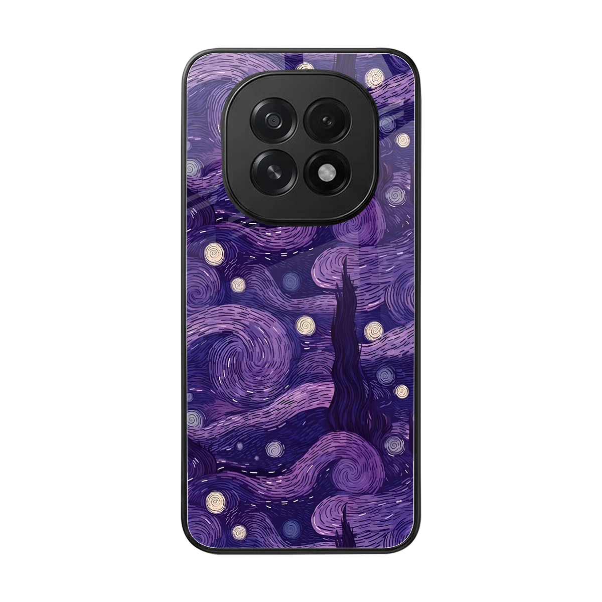 Nebula Galaxy back phone cover | glass case for oppo f29 5g