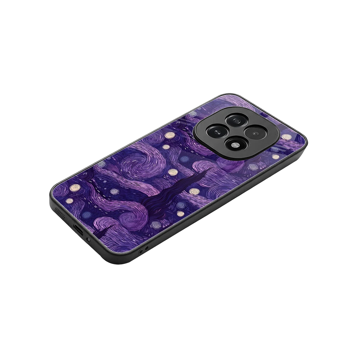 Nebula Galaxy stylish phone case for oppo f29 5g | glossy glass and slim fit
