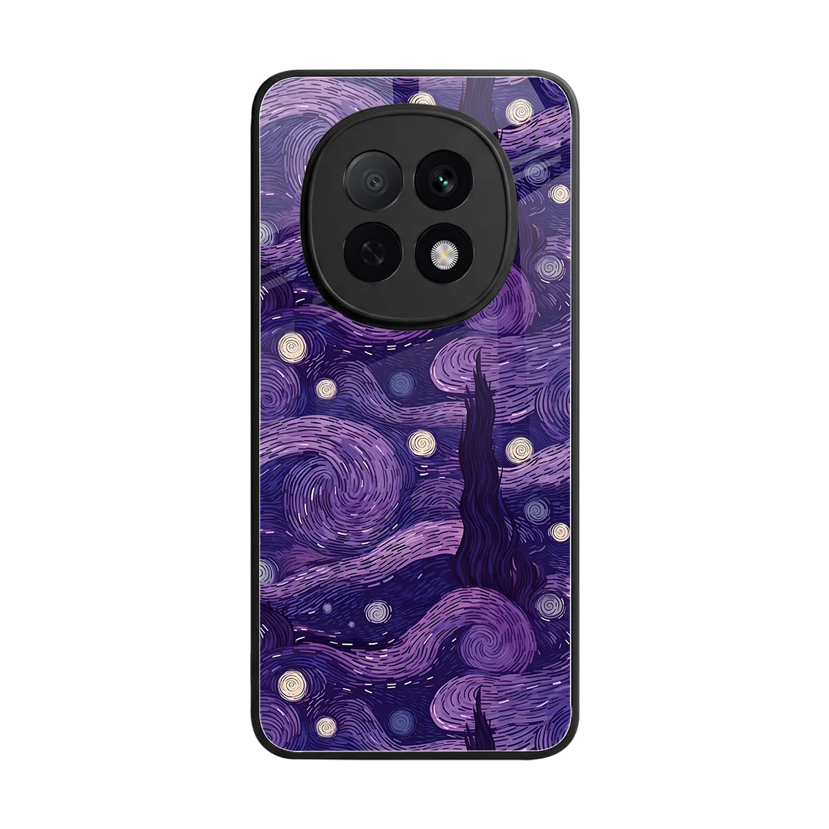 Nebula Galaxy back phone cover | glass case for oppo f29 pro 5g