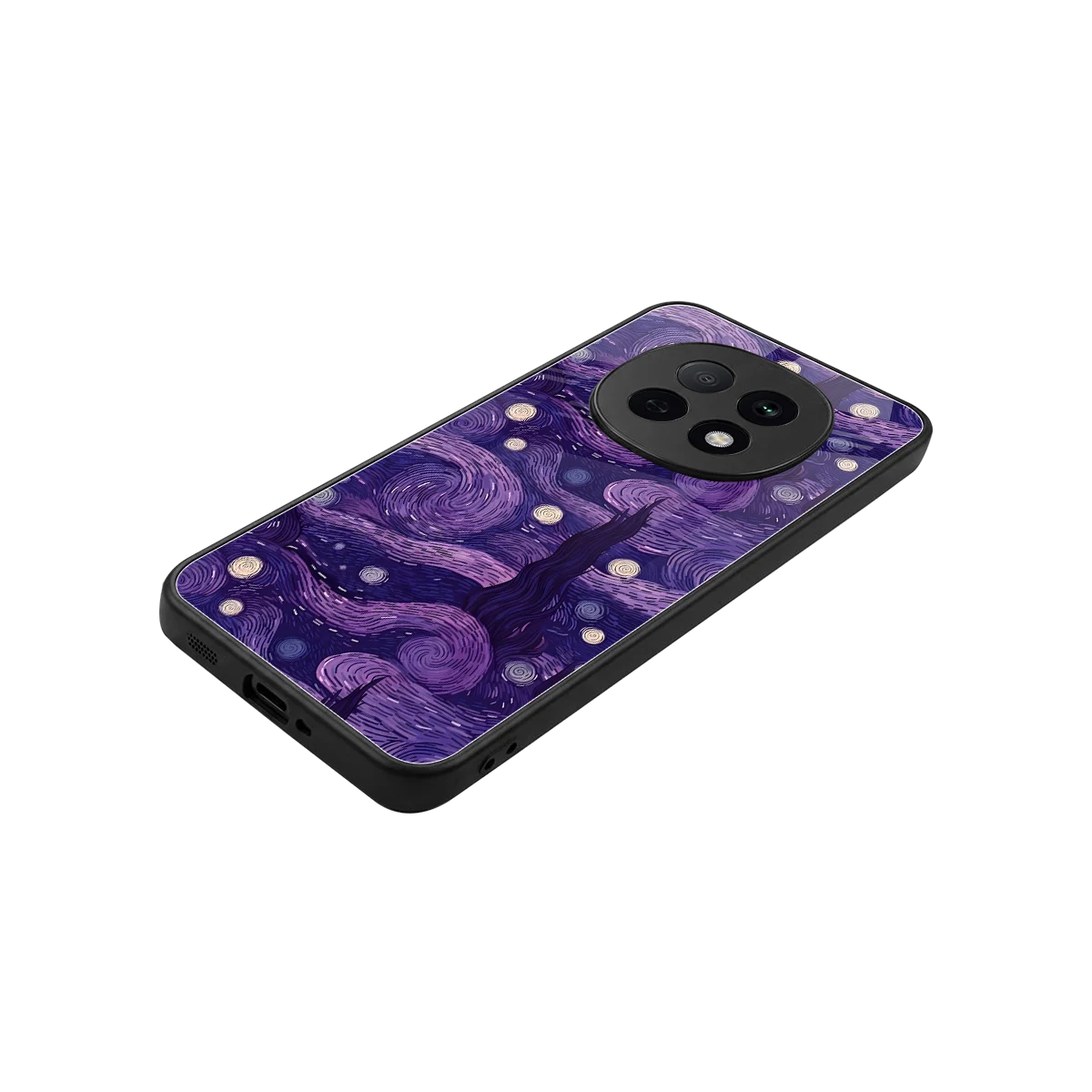 Nebula Galaxy stylish phone case for oppo f29 pro 5g | glossy glass and slim fit