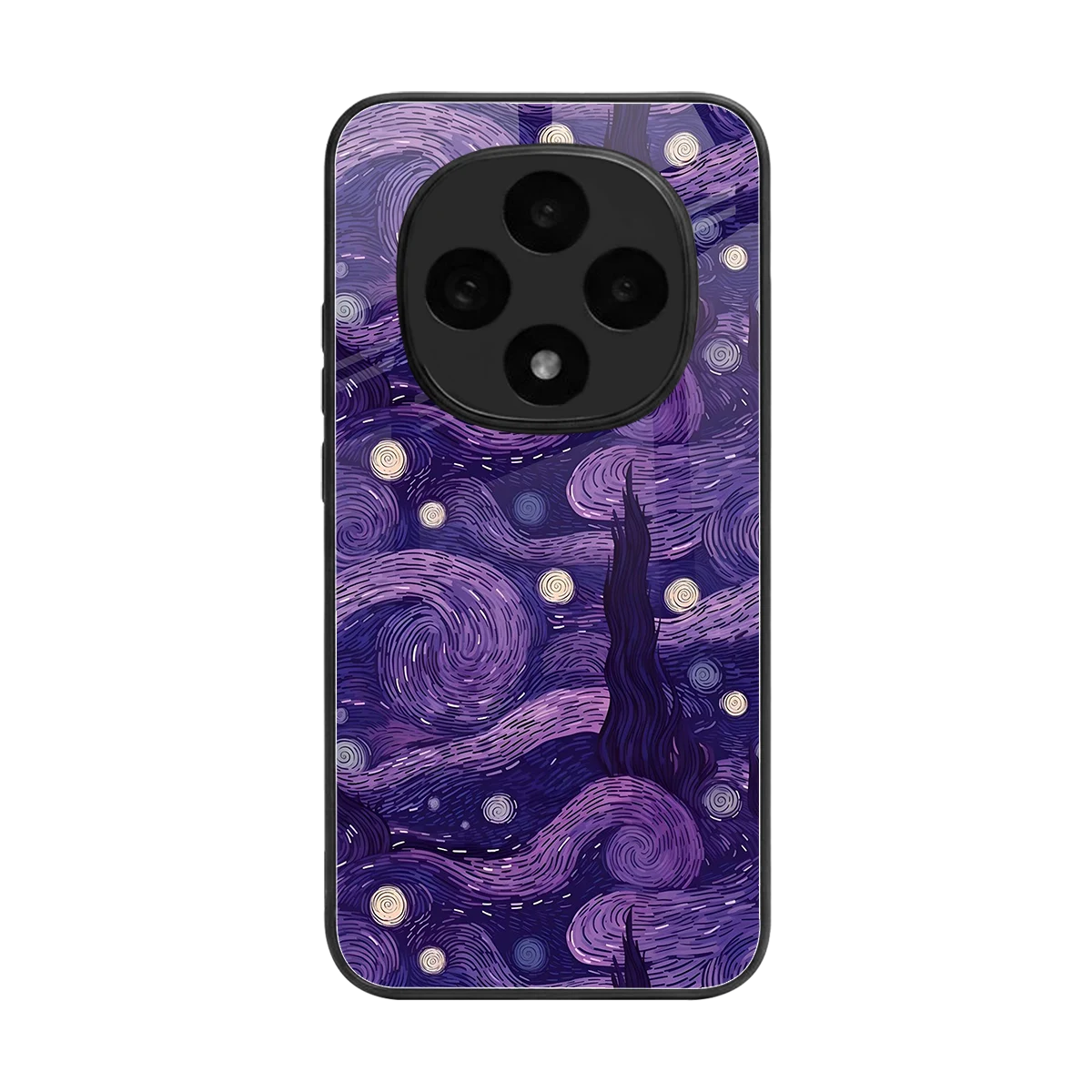Nebula Galaxy back phone cover | glass case for oppo f31 pro 5g
