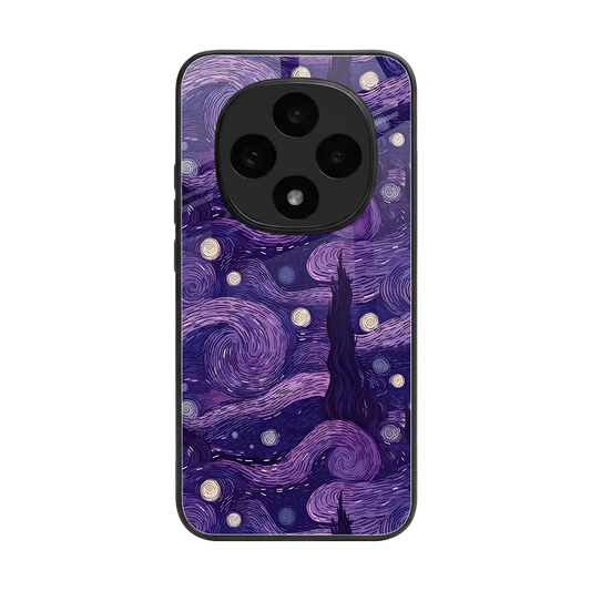 Nebula Galaxy back phone cover | glass case for oppo f31 pro 5g