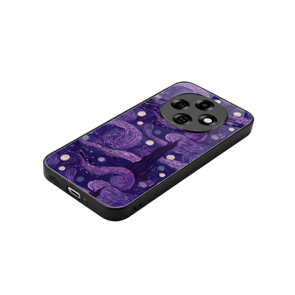 Nebula Galaxy stylish phone case for oppo f31 pro 5g | glossy glass and slim fit
