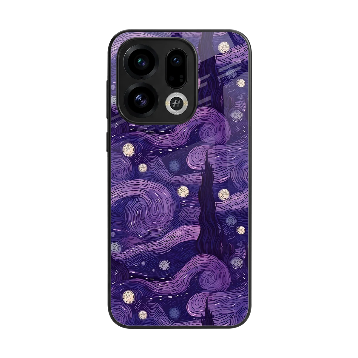 Nebula Galaxy back phone cover | glass case for oppo find x9